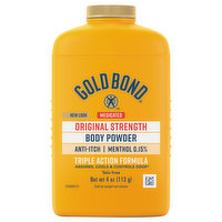Gold Bond Body Powder, Original Strength, Medicated, 4 Ounce
