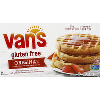 Van's Waffles, Gluten Free, Original, 6 Each