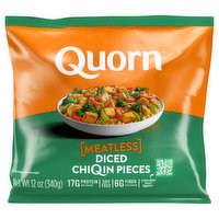 Quorn Chiqin Pieces, Meatless, Diced, 12 Ounce