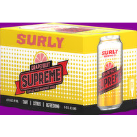 Surly Brewing Co Grapefruit Supreme Tart Ale 6 Pack, 12 Fluid ounce