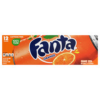 Fanta Orange Soda, 12 Each