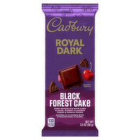 Cadbury Dark Chocolate, Royal Dark, Black Forest Cake, 3.5 Ounce
