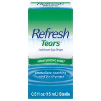 Refresh Tears Lubricant Eye Drops, Moisturizing Relief, 0.5 Fluid ounce