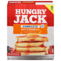 Hungry Jack Pancake & Waffle Mix, Buttermilk, Complete, 80 Ounce