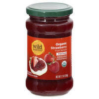 Wild Harvest Fruit Spread, Organic, Strawberry, 12 Ounce