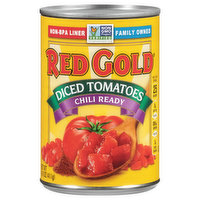 Red Gold Tomatoes, Diced, Chili Ready, 14.5 Ounce