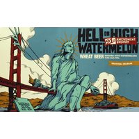 21st Amendment Brewery Beer, Wheat, Hell or High Watermelon, 6 Each