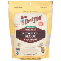 Bob's Red Mill Brown Rice Flour, Organic, Whole Grain, Stone Ground, 24 Ounce