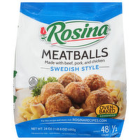 Rosina Meatballs, Swedish Style, 24 Ounce