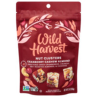 Wild Harvest Nut Clusters, Cranberry Cashew Almond, 3 Ounce