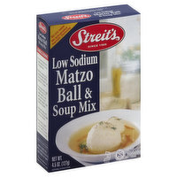 Streit's Matzo Ball & Soup Mix, Low Sodium, 4.5 Ounce