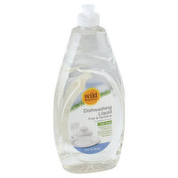 Wild Harvest Dishwashing Liquid, Free & Sensitive, 24 Ounce