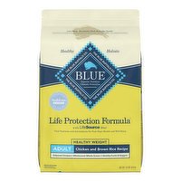 Blue Buffalo Life Protection Formula Natural Adult Healthy Weight Dry Dog Food, Chicken and Brown Rice, 15 Pound