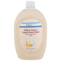 Equaline Hand Soap, Liquid, Milk & Honey, Refill, 50 Fluid ounce