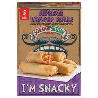 Screamin' Sicilian Pizza Co. Rolls, Loaded, Supreme, 5 Each