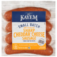 Kayem Sausage, Sharp Cheddar Cheese, Natural, 12 Ounce