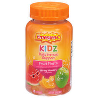 Emergen-C Daily Immune Support, Fruit Fiesta, Kidz, Gummies, 44 Each