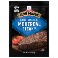 McCormick Grill Mates Montreal Steak Marinade Seasoning Mix, 0.71 Ounce