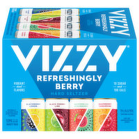 Vizzy Hard Seltzer, Refreshingly Berry, Variety Pack, 12 Each