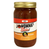 JoMomma's Salsa, Pineapple Mango with Habanero, 16 Ounce