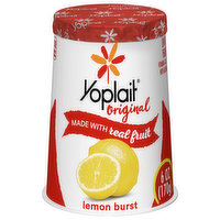 Yoplait Original Yogurt, Low Fat, Lemon Burst, 6 Ounce