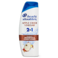 Head & Shoulders 2 in 1 Dandruff Shampoo and Conditioner, Apple Cider Vinegar, 12.5 oz, 12.5 Ounce