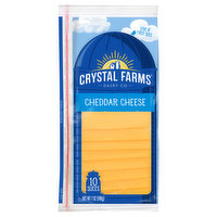 Crystal Farms Cheese Slices, Cheddar