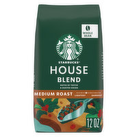 Starbucks Whole Bean Coffee, House Blend, Medium Roast, 12 Ounce