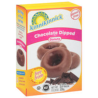 Kinnikinnick Donuts, Chocolate Dipped, 6 Each