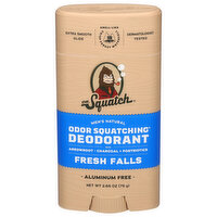 Dr. Squatch Odor Squatching Deodorant, Natural, Fresh Falls, Men's, 2.65 Ounce