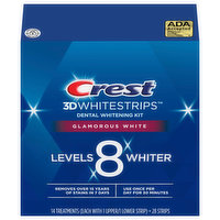 Crest  3D WhiteStrips Dental Whitening Kit, Glamorous White, 1 Each