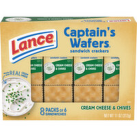 Lance® Captain's Wafers Captain's Wafers Cream Cheese and Chives Sandwich Crackers, 11 Ounce