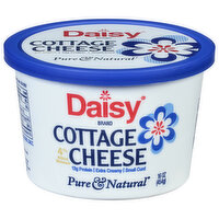 Daisy Pure & Natural Cottage Cheese, Small Curd, 4% Milkfat Minimum, 16 Ounce