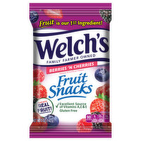 Welch's Fruit Snacks, Berries 'N Cherries, 5 Ounce