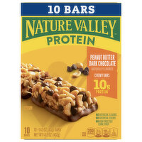 Nature Valley Chewy Bars, Peanut Butter Dark Chocolate, 10 Each