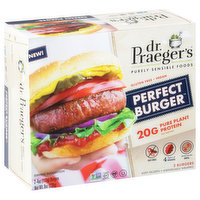 Dr. Praeger's Burger, Perfect, 2 Each