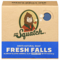 Dr. Squatch Natural Soap, Men's, Fresh Falls, 5 Ounce