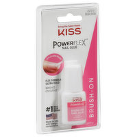 Kiss Nail Glue, Brush-On, Colle Klebstoff, 0.17 Ounce