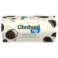 Chobani Flip Yogurt, Greek, Cookies & Cream, Value 4 Pack, 4 Each