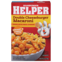 Hamburger Helper Pasta & Sauce Mix, Double Cheeseburger Macaroni, 6 Ounce