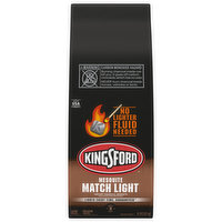 Kingsford Match Light Charcoal Briquets, Instant, Mesquite, 8 Pound
