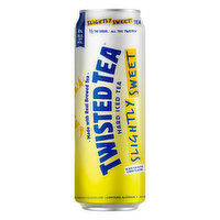 Twisted Tea Beer, Hard Iced Tea, Slightly Sweet, 24 Ounce