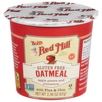 Bob's Red Mill Oatmeal, Gluten Free, Apple Pieces and Cinnamon, 2.36 Ounce