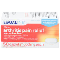 Equaline Arthritis Pain Relief, 650 mg, Caplets, 50 Each