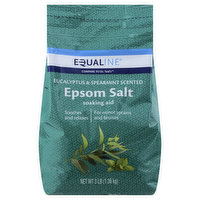 EQUALINE Epsom Salt, Eucalyptus & Spearmint Scented, 3 Pound