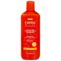 Cantu Shampoo, Cleansing Cream, Sulfate-Free, Shea Butter, 13.5 Fluid ounce