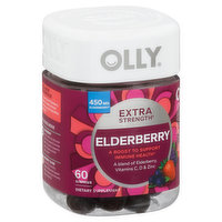 Olly Elderberry, Extra Strength, Gummies, 60 Each