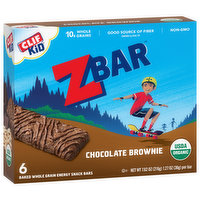 Clif Kid Energy Snack Bars, Chocolate Brownie, 6 Each