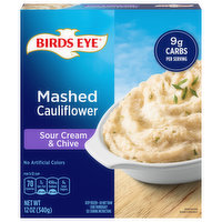 Birds Eye Cauliflower, Mashed, Sour Cream & Chives, 12 Ounce
