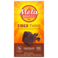 Metamucil Fiber Thins, Chocolate, 12 Each